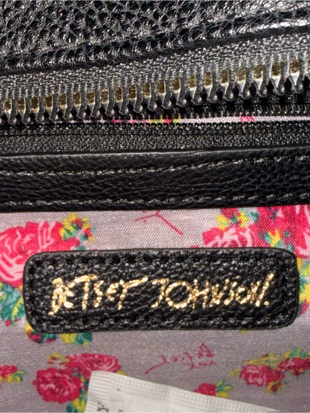 Betsey Johnson Panda Satchel Crossbody Bag Pom Pom Novelty Purse Black White - Picture 3 of 16
